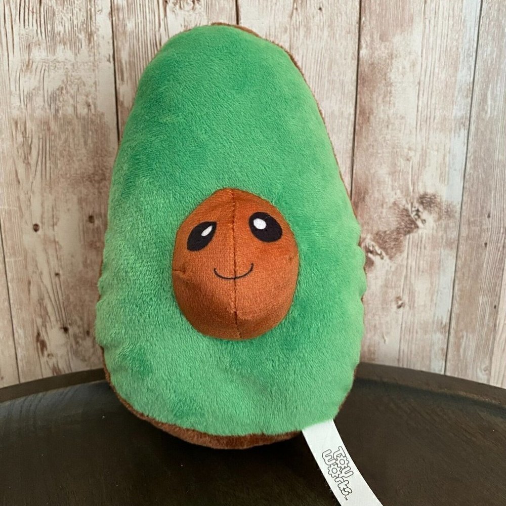Toy Works by Toy Factory Avocado Guac Star Green Plush Fruit Stuffed Toy 7''
